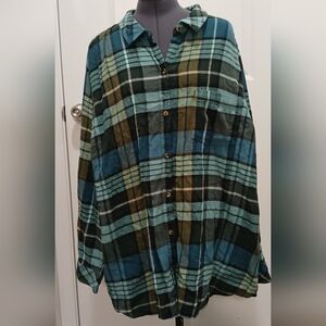 NWT Sonoma Flannel Button Down